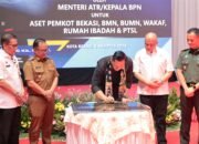 Menteri AHY Sambangi BPN Kota Bekasi Beri Sertifikat Eletronik Aset Tanah Milik Pemerintah dan Masyarakat