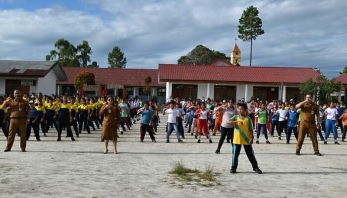 Pemkab Humbahas Laksanakan GABS Tahun 2024 di SMP Negeri 3