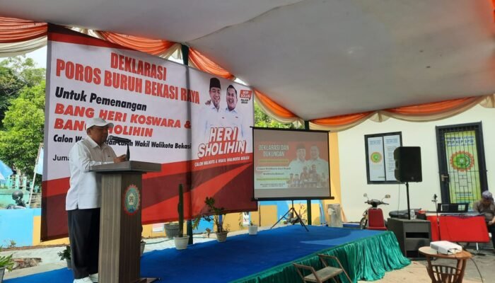 Deklarasi Poros Buruh Bekasi Raya untuk Pemenangan Risol