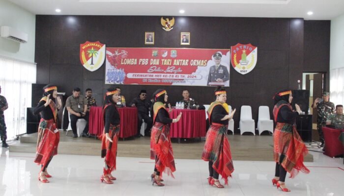 Memeriahkan HUT RI ke-79, Kodim 0507/Bekasi Gelar Lomba Tari Dan PBB Antar Ormas