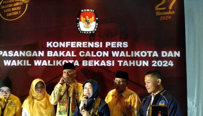 Daftar Ke KPUD Kota Bekasi, Uu-Nurul Jadi Poros Ketiga Di Pilkada Kota Bekasi 2024