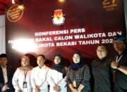 KPUD Kota Bekasi Terima Tiga Pasangan Calon Pilkada 2024