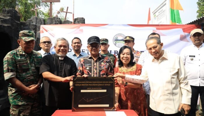 Peletakan Batu Pertama Gedung Gereja Kristen Pasundan. Pj Gani Muhamad: Seluruh Persyaratan Sudah Terpenuhi