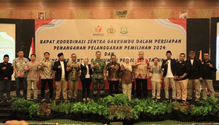 Launching Sentra Gakkumdu Pada Pemilihan Serentak Tahun 2024