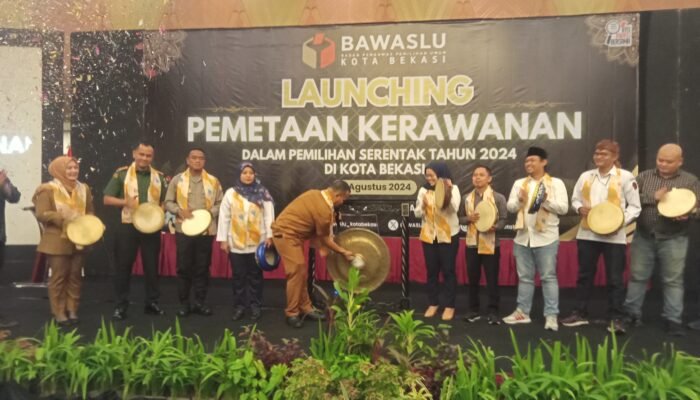 Bawaslu Kota Bekasi Menyelenggarakan acara Launching Pemetaan Kerawanan Pemilu Serentak 2024