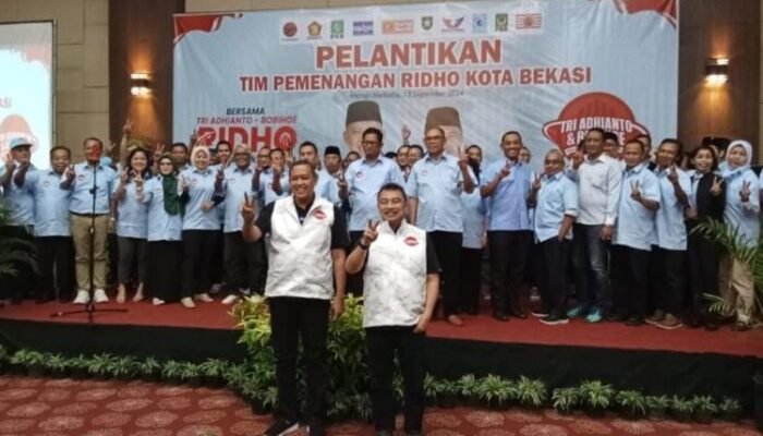 Tim Pemenangan Pasangan ‘RIDHO’ Resmi Dilantik 