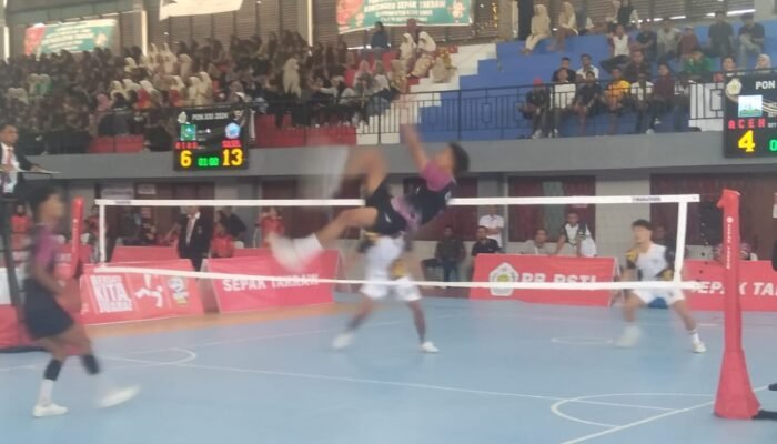 PON XXI, Regu Putra Sepak Takraw Sumut Versus Aceh