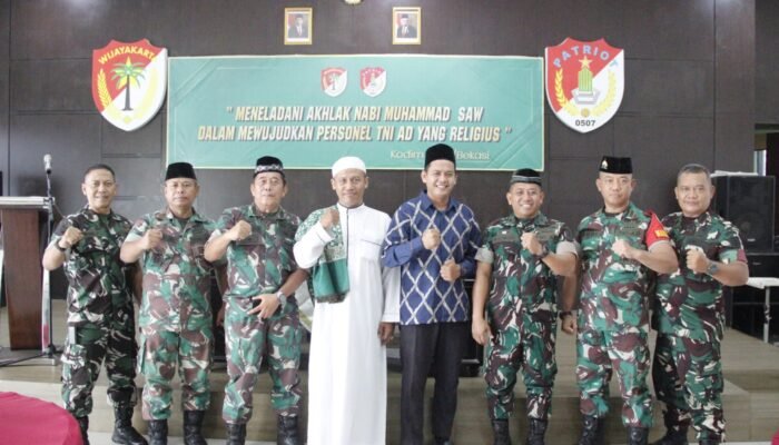 Kodim 0507/Bekasi Peringati Maulid Nabi Muhammad SAW 1446 H, Teladani Sifat Rasulullah
