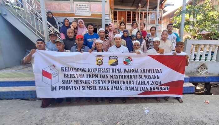 Koperasi Bina Sriwijaya Bersama Masyarakat Sungsang Siap Mensukseskan Pemilukada Tahun 2024