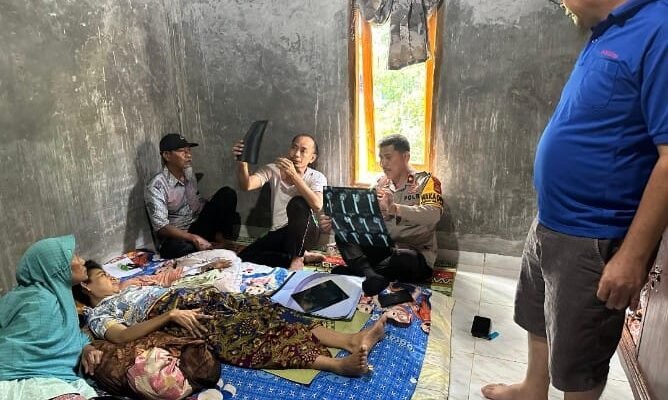 Keperdulian Kapolres Muba Terhadap Masyarakat Yang Tertimpa Musibah