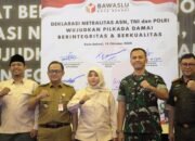 Tingkatkan Sinerginitas, Bawaslu Gelar Deklarasi Netralitas ASN, TNI, & Polri