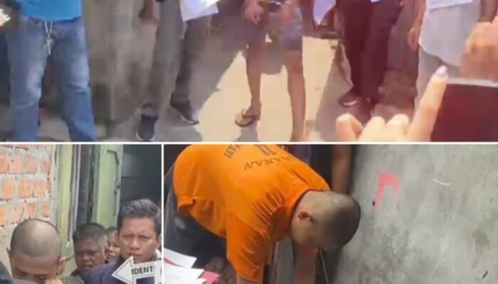 Rekontruksi Kasus Pembunuhan Deni Irawan Polsek Kertapati Gelar 15 Adegan