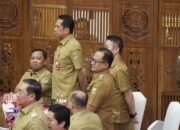 Pj. Wali Kota Bekasi Gani Muhamad Hadiri Penyambutan Mendagri dan 2 Wamendagri