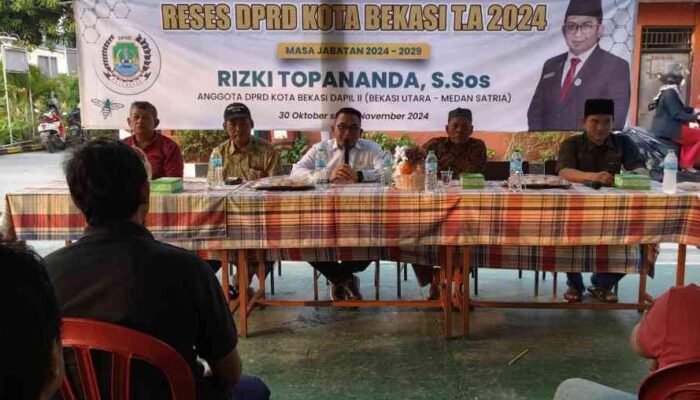 Serap Aspirasi Warga Bekasi Utara, Rizki Topananda Ajak Anak Muda Membangun Lingkungan