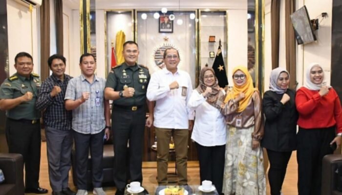 Kementerian Pertanian Gandeng Korem 044/Gapo Lakukan Program Cetak Sawah