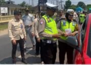 Sat Lantas Polres Ogan Ilir melaksanakan kegiatan Lintas Sektoral Secara Bersama