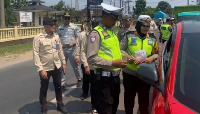 Sat Lantas Polres Ogan Ilir melaksanakan kegiatan Lintas Sektoral Secara Bersama