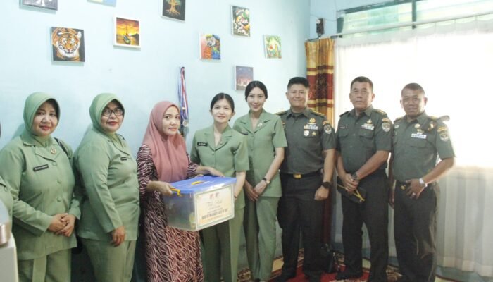 Peringati HUT Korem 051/Wkt ke-26 Kodim 0507/Bekasi Berikan Santunan dan Tali Asih