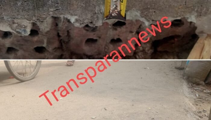 Diduga Tak Sesuai Spek, Pengerjaan  Jalan Cor Rabat Beton Di Mataram Dikerjakan Asal Jadi