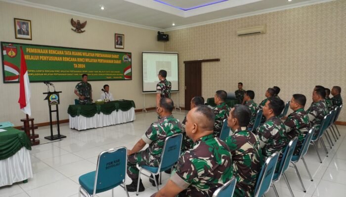 Kodim Boyolali Laksanakan Kegiatan Pembinaan Tata Ruang Pertahanan Darat