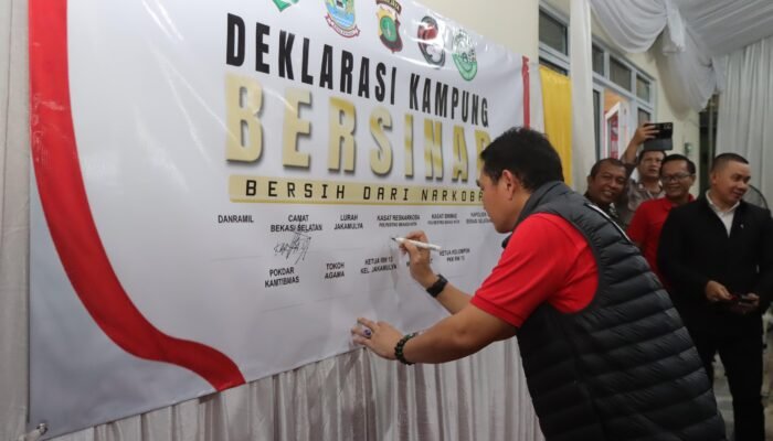 RW 13 Deklarasikan Kampung Bersinar,  Komitmen Bersama Wujudkan Lingkungan Bebas Narkoba