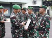 Dandim 0507/Bekasi Pimpin Upacara Pengibaran Bendera dan Wisuda Purna Bhakti