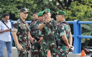 Dandim 0507/Bekasi Pimpin Pengamanan VVIP Kunjungan Kerja Wapres RI