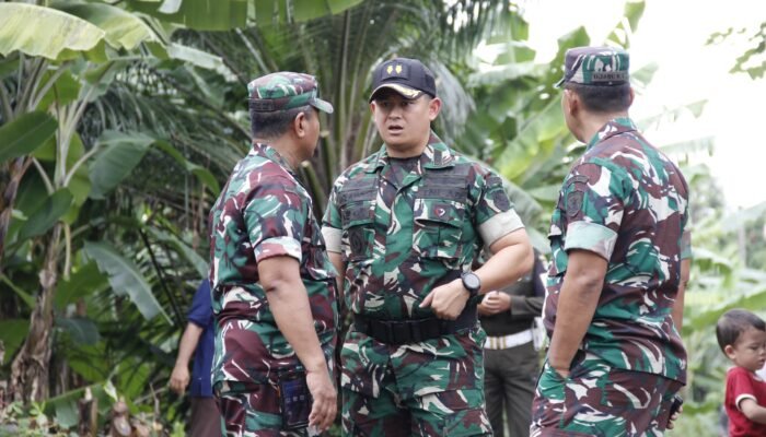 Kasdim 0507/Bekasi Monitoring dan Pengamanan Kunjungan Wapres RI di SMPN 30 Jatiasih