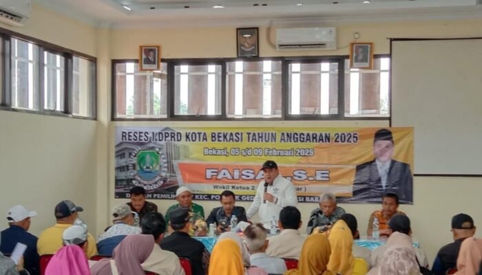 Reses I Faisal S.E: Infrastruktur Di Jati Cempaka Akan Tertata Rapih