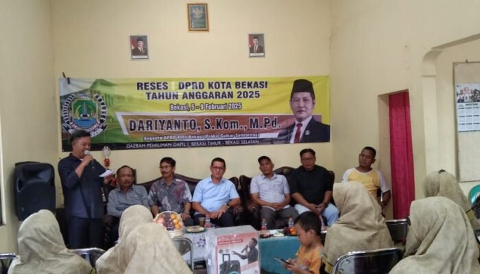 Reses I Dariyanto, Akan Memperbaiki Infrastruktur Di Aren Jaya