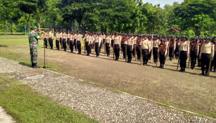 Bela Negara, Babinsa Gelar Pelatihan PBB
