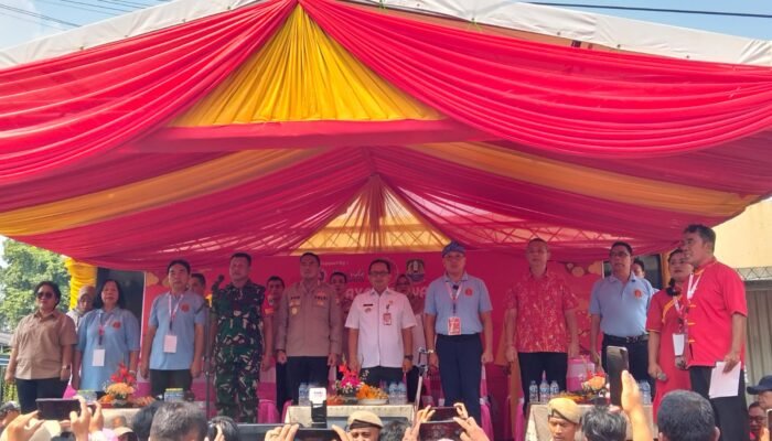 Danramil 03/Teluk Pucung Bersama Forkopimda Hadiri Giat Cap Go Meh 2576/2025