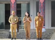 Bupati Humbang Hasundutan Pimpin Apel Gabungan Perdana Lintas OPD Bersama Kepala Desa