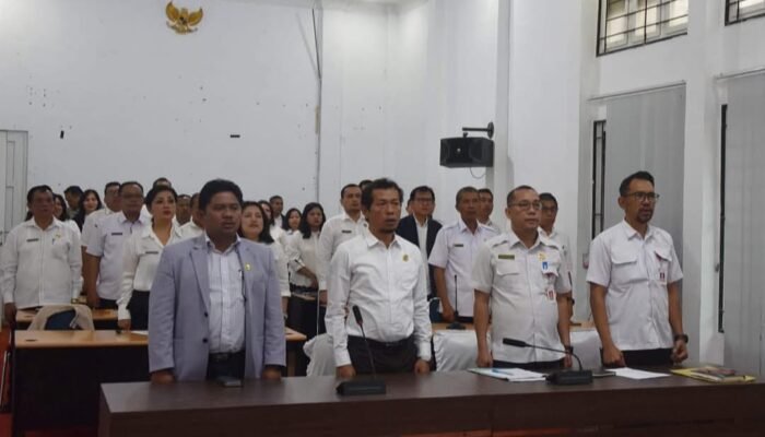 Pemkab Humbang Hasundutan Ikuti Zoom Meeting Indeks Pencegahan Korupsi Daerah Tahun 2025