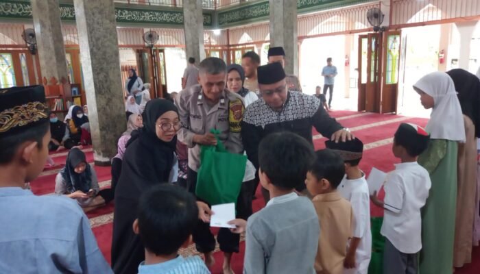 Bhabinkamtibmas Bintara Jaya Santuni Anak Yatim Dalam Acara Safari Ramadhan