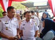 Wali Kota Bekasi Tri Adhianto dan Wawali Harris Bobihoe Tinjau Program Pemutihan Pajak Kendaraan
