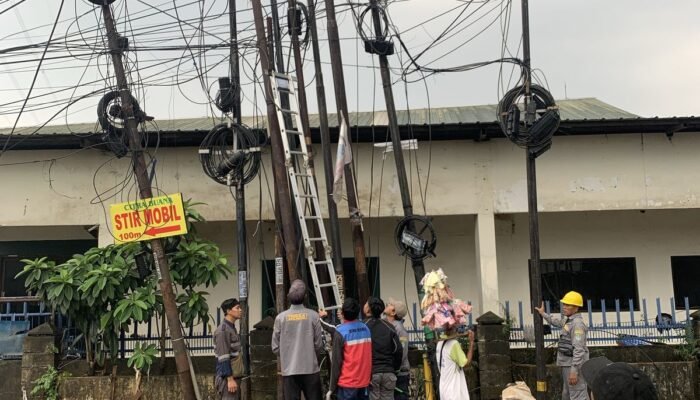 DBMSDA Kota Bekasi Bersama Apjatel Tindaklanjuti Kabel Semrawut di Bantargebang