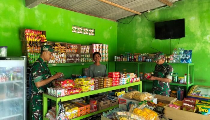 Babinsa Aktifkan Cek Harga Sembako Jaga Stabilitas Harga