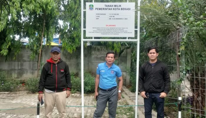 BPKAD Kota Bekasi Lakukan Pengamanan Barang Milik Daerah