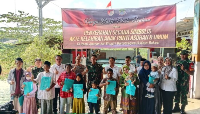 Bangun Asa Para Yatim Piatu, Kodim 0507/Bekasi Dukung Program Korem 051/Wijayakarta
