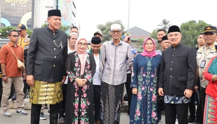 Ratusan Warga Hadiri Lebaran Bekasi, Tampil Kompak Wali dan Wakil Wali Kota