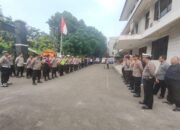 Kapolsek Bekasi Barat Pimpin Apel Gabungan Pengamanan Malam Takbir Idul Adha 1446 H / 2025 M
