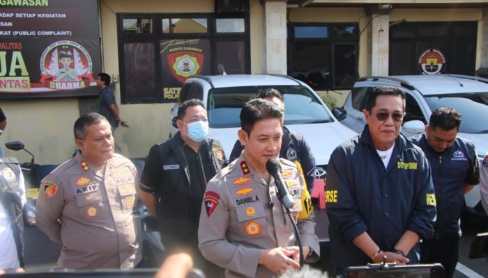 Dalam Waktu 2 X 24 Jam Polda Bali Berhasil Bekuk 3 Pelaku Penembakan WNA Australia