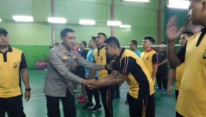 Kejuaraan Bulutangkis Piala Kapolres Metro Bekasi Kota meriahkan HUT Bhayangkara ke-79