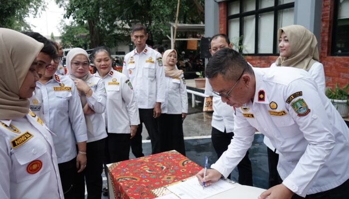 Disdukcapil Kota Bekasi Laksanakan Deklarasi Penguatan Pembangunan Zona Integritas Menuju WBK dan WBBM