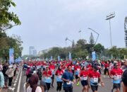 Brimob PMJ Kawal 30 Ribu Pelari BTN Jakarta International Marathon 2025