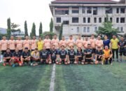 Polres Metro Bekasi Kota dan Jurnalis Jalin Kemitraan Lewat Sepak Bola