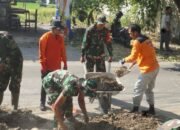 Semangat Kemanunggalan Satgas TMMD Reguler Ke-125 Kodim 0735/Surakarta Dan Masyarakat